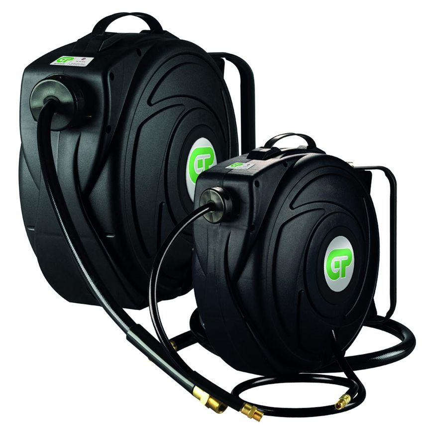 Compact Retractable Air Hose Reel Complete with Hose - HR5-309BCBH