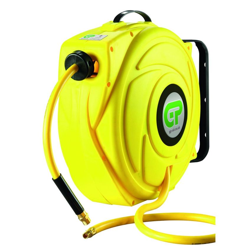 Compact Retractable Air Hose Reel Complete with Hose - HR5-315SF-Y