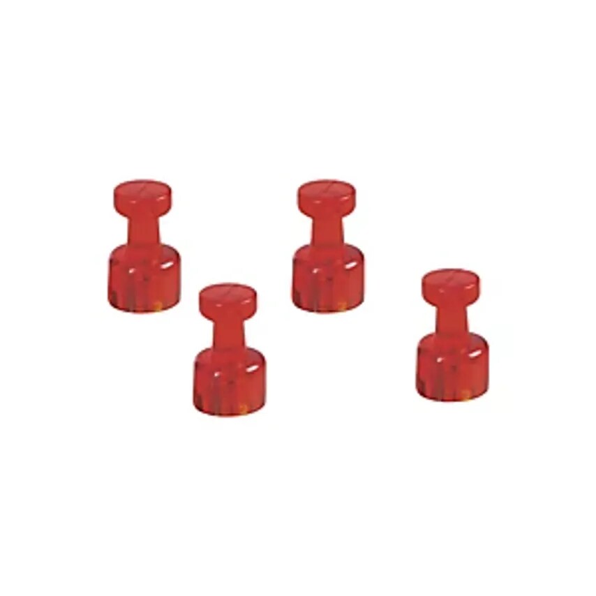 Cone Magnet, 18mm, Pack Of 48, Red