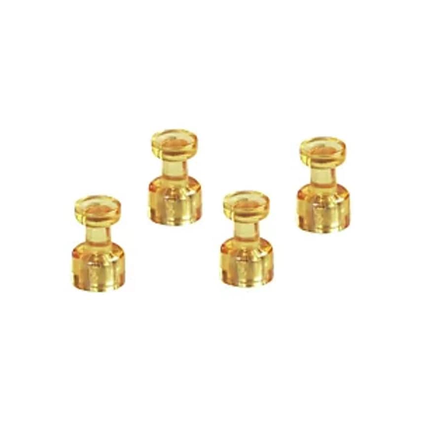 Cone Magnet, 18mm, Pack Of 48, Yellow