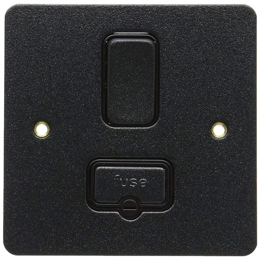 Connect Unit DP Switched FSD 13A Lustrous Black Blk Inserts