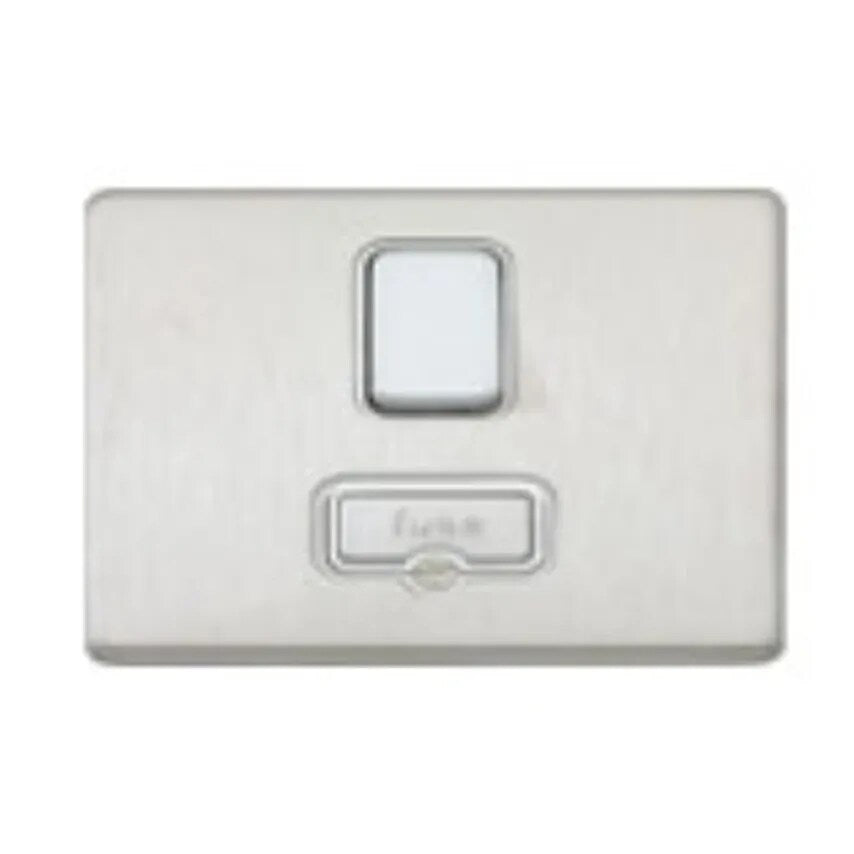 Connect Unit DP Switched FSD 13A Sat Gold Black Insert
