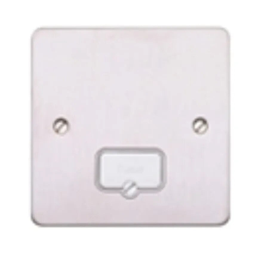 Connect Unit Unswitched FSD 13A Sat Gold White Inserts