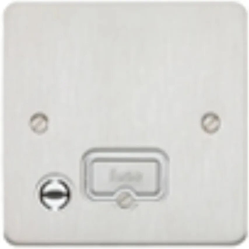 Connect Unit Unswitched Fused and Flex Outlet 13A White White Inserts