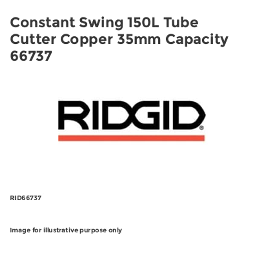 Constant Swing 150L Tube Cutter Copper 35mm Capacity 66737