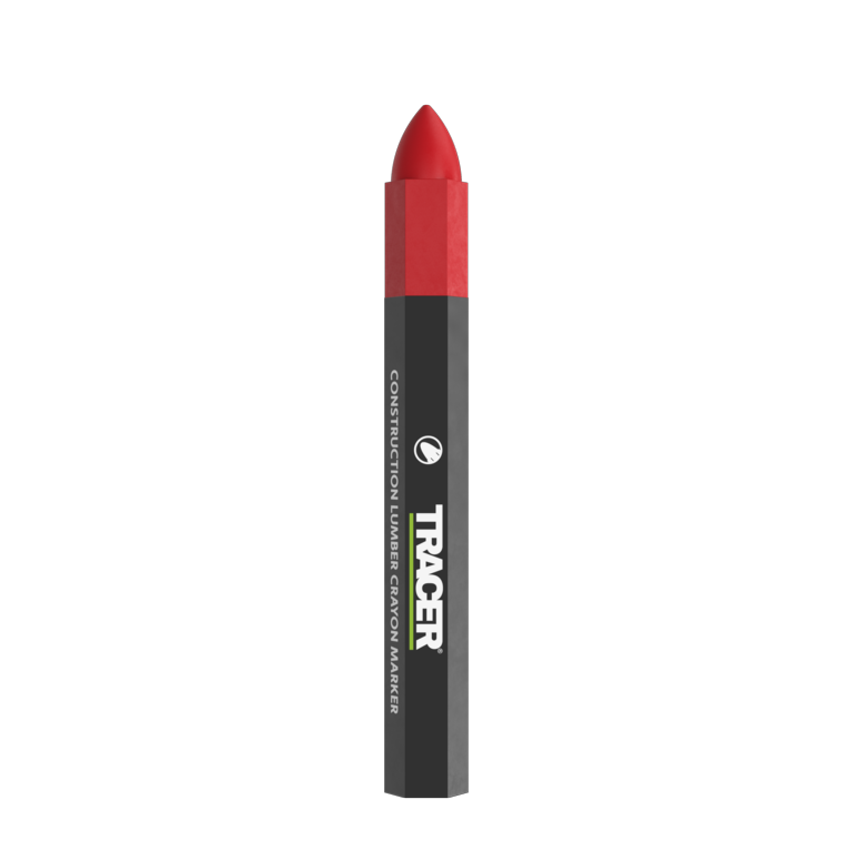 Construction Lumber Crayon Markers Red Pack of 12