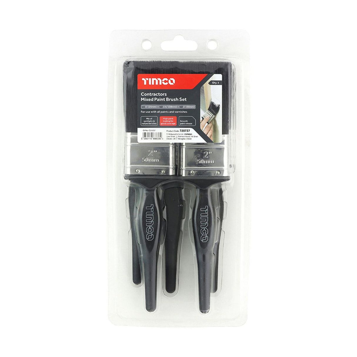 Contractors Mixed Paint Brush Set - 720737