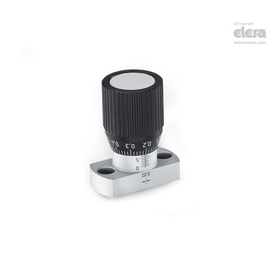 Control knurled knob-GN 727-27-A-SL