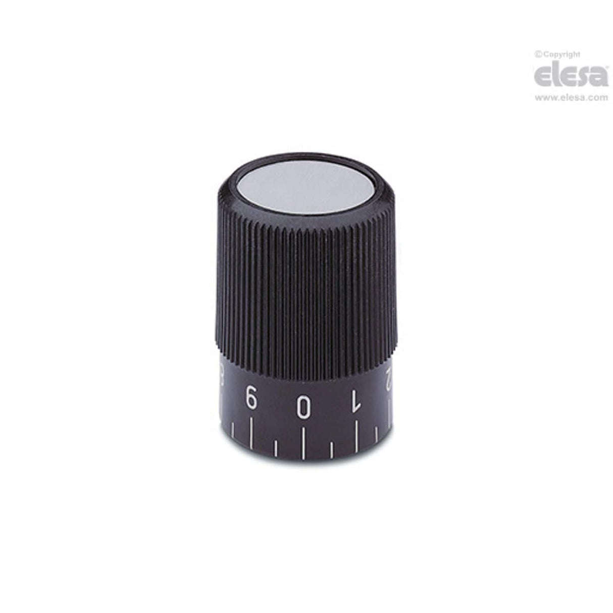 Control knurled knob-IZP.35 N-10+GS-10/20