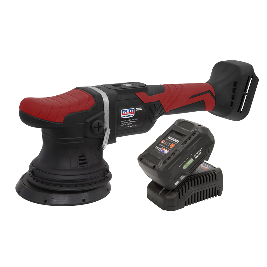 Cordless Orbital Polisher Kit 20V 125mm