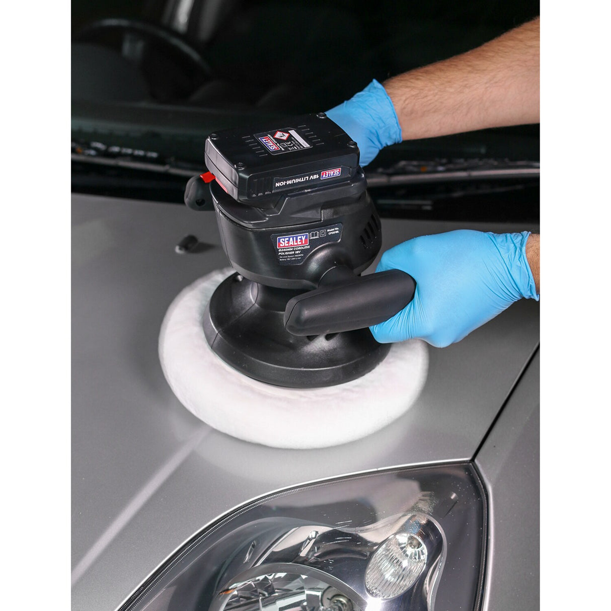 Cordless Polisher 240mm 18V Lithium-ion