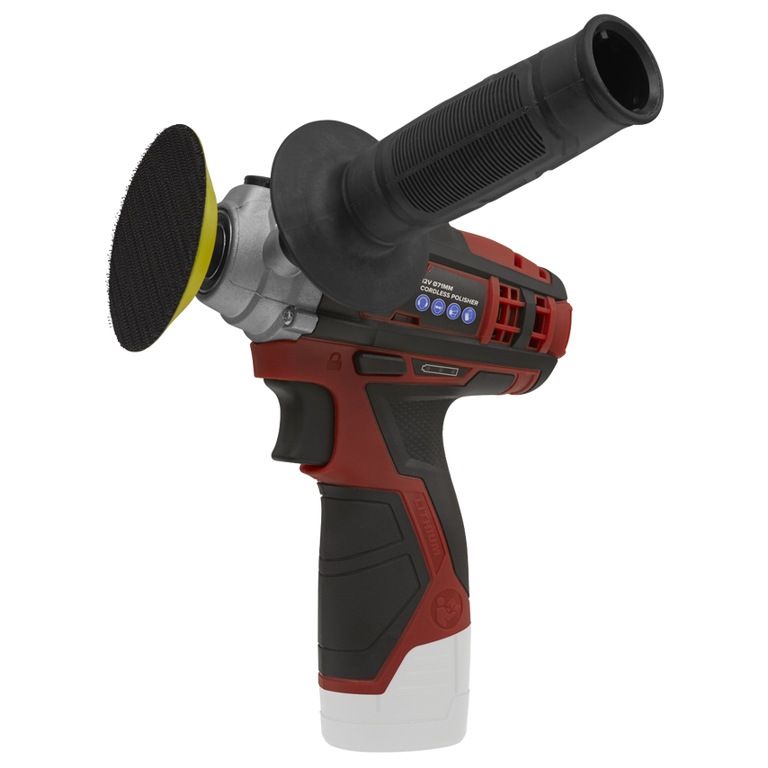 Cordless Polisher Kit 71mm 12V - 2 Batteries