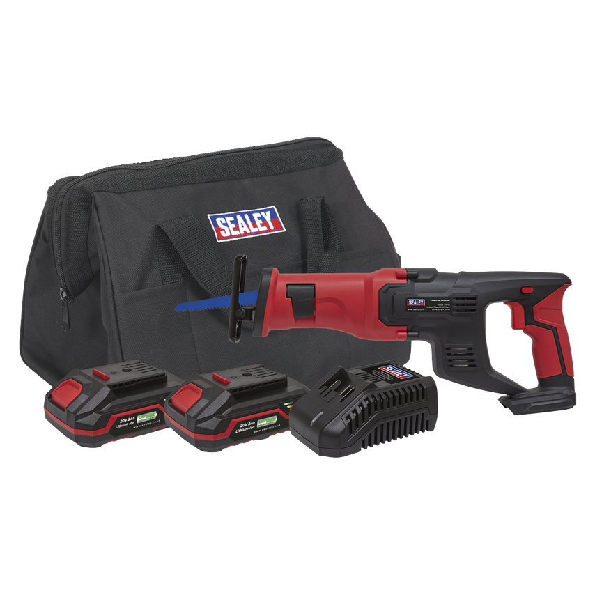 Cordless Reciprocating Saw Kit 20V - 2 Batteries
