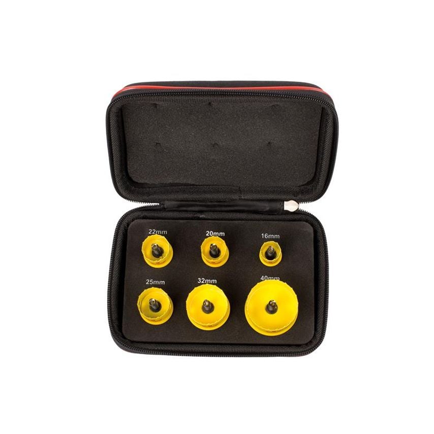 Cordless Smooth Cut Bi-Metal Holesaw Kit, 6 Piece STRKCS06001