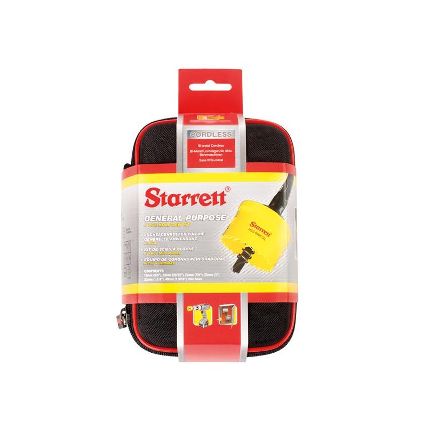 Cordless Smooth Cut Bi-Metal Holesaw Kit, 6 Piece STRKCS06001