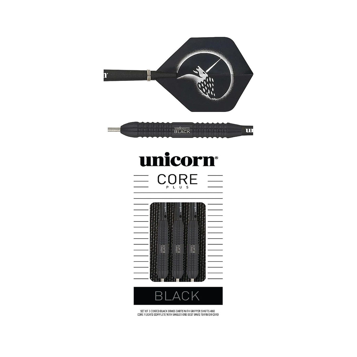 Core Plus Win Brass Darts Pack of 3 - UDD8642