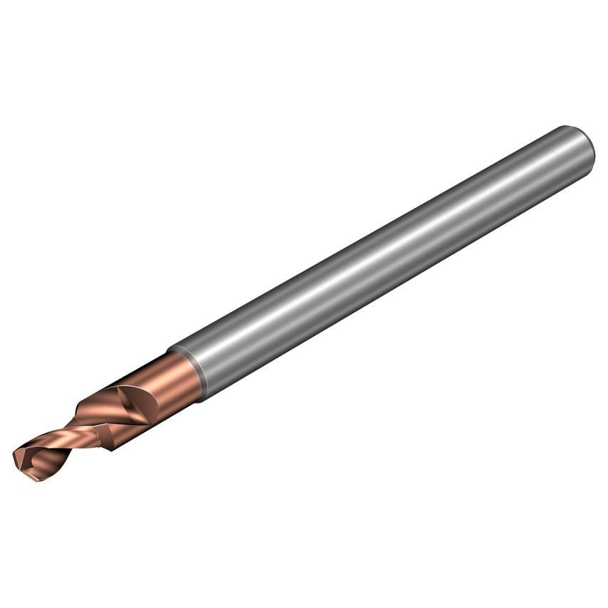 CoroDrill 862-GM Solid Carbide Micro Drill for Pilot Holes 862.2-2850-056A0-GPX2BL