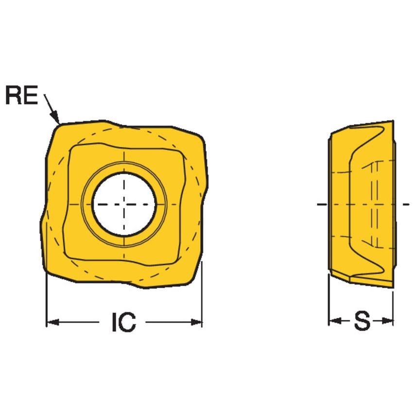 CoroDrill 880 Insert for Drilling 880-030305H-C-LMN134