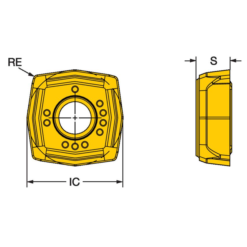 CoroDrill DS20 Insert for Drilling DS20-0708-C-L51144