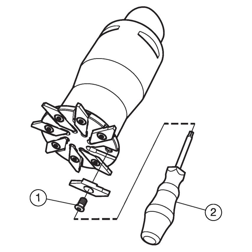 CoroMill 161 Gear Milling Cutter 161-080Q27-3