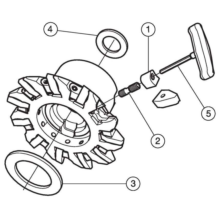 CoroMill 162 Gear Milling Cutter 162-120Q27-60