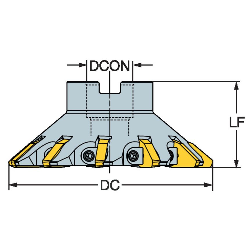 CoroMill 162 Gear Milling Cutter 162-140Q32-60