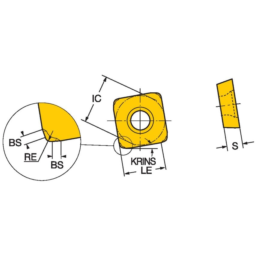 CoroMill 210 Insert for Milling R210-090414E-PM4340
