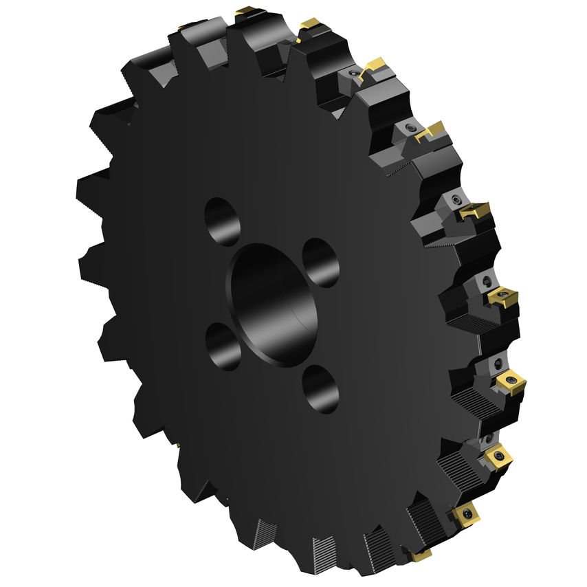 CoroMill 331 Adjustable Half Side and Back Face Disc Milling Cutter R331.52-305R63NML