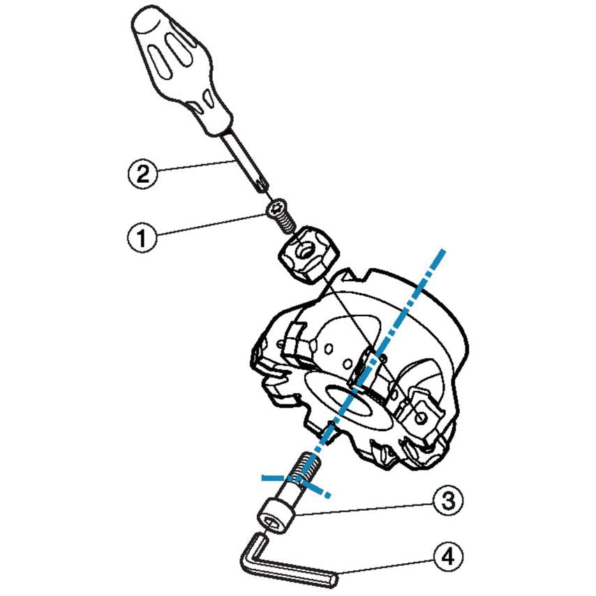 CoroMill 365 Face Milling Cutter RA365-152R38-S15H