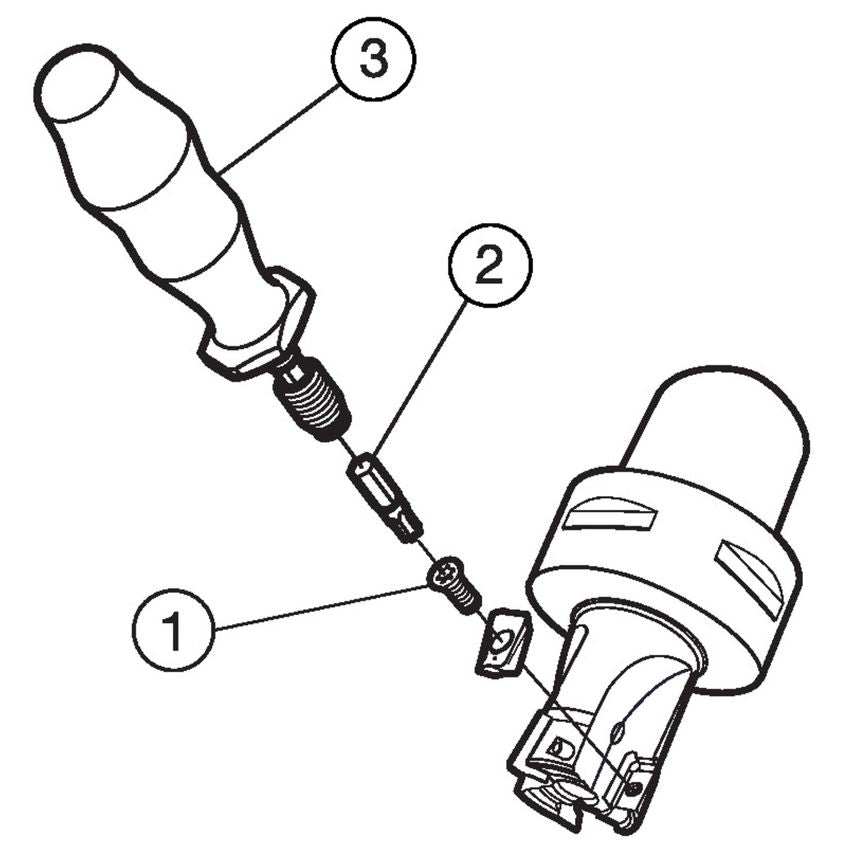 CoroMill 390 Square Shoulder Milling Cutter RA390-025m5-11H