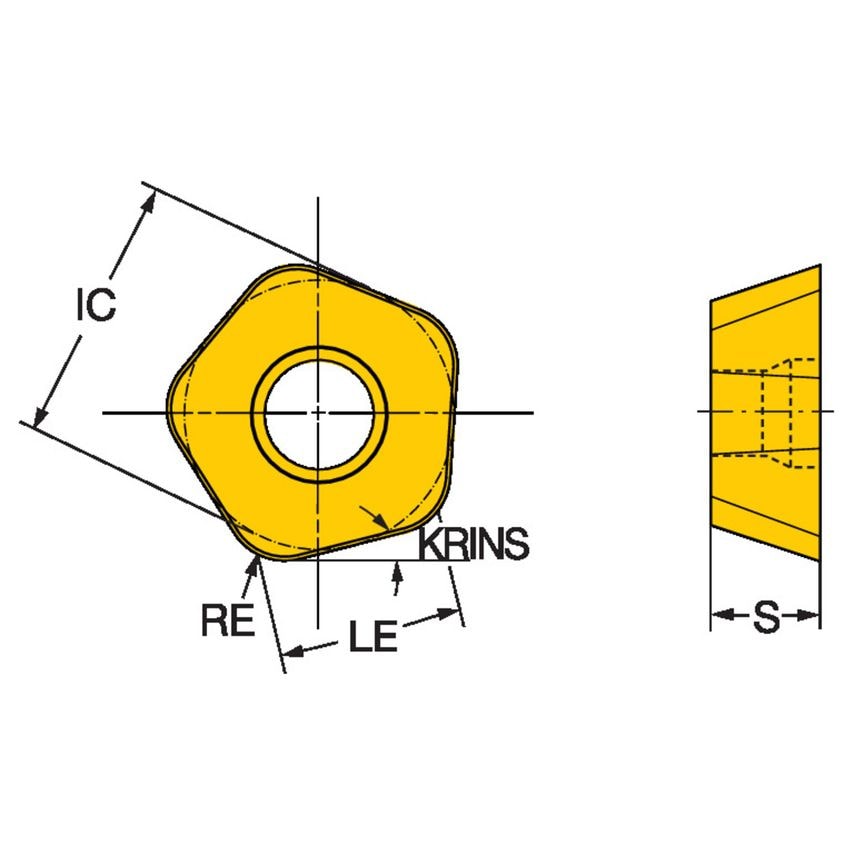 CoroMill 419 Insert for Milling 419N-140530M-KH4330