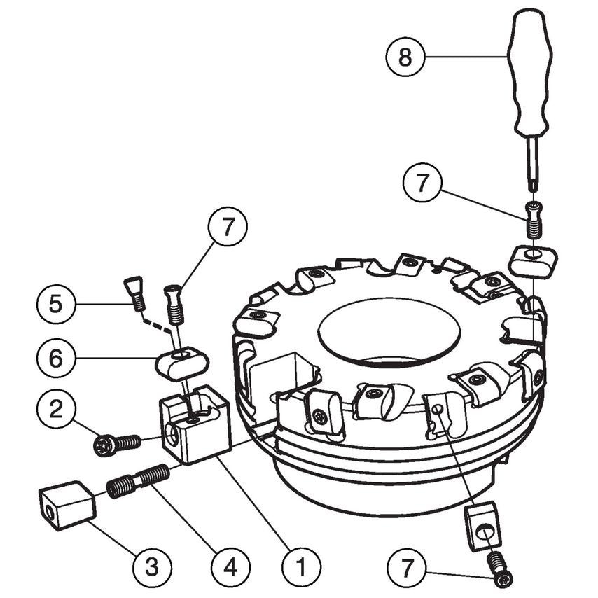 CoroMill 425 Face Milling Cutter A425-508P-17M