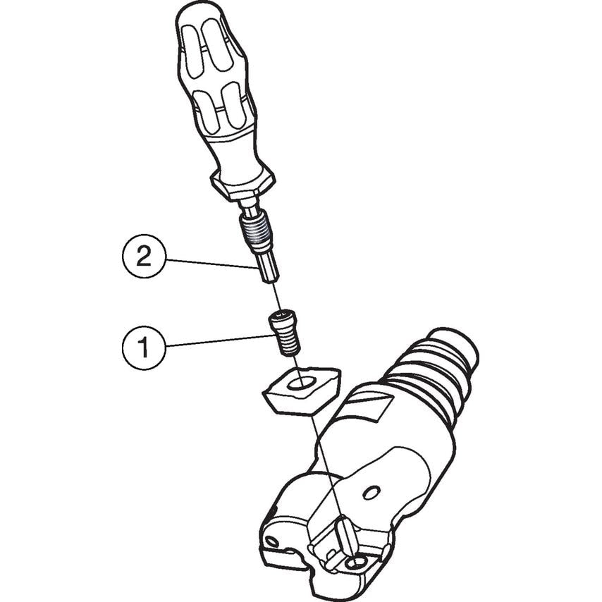 CoroMill 490 Head for Square Shoulder Milling A490-025EH25-08M