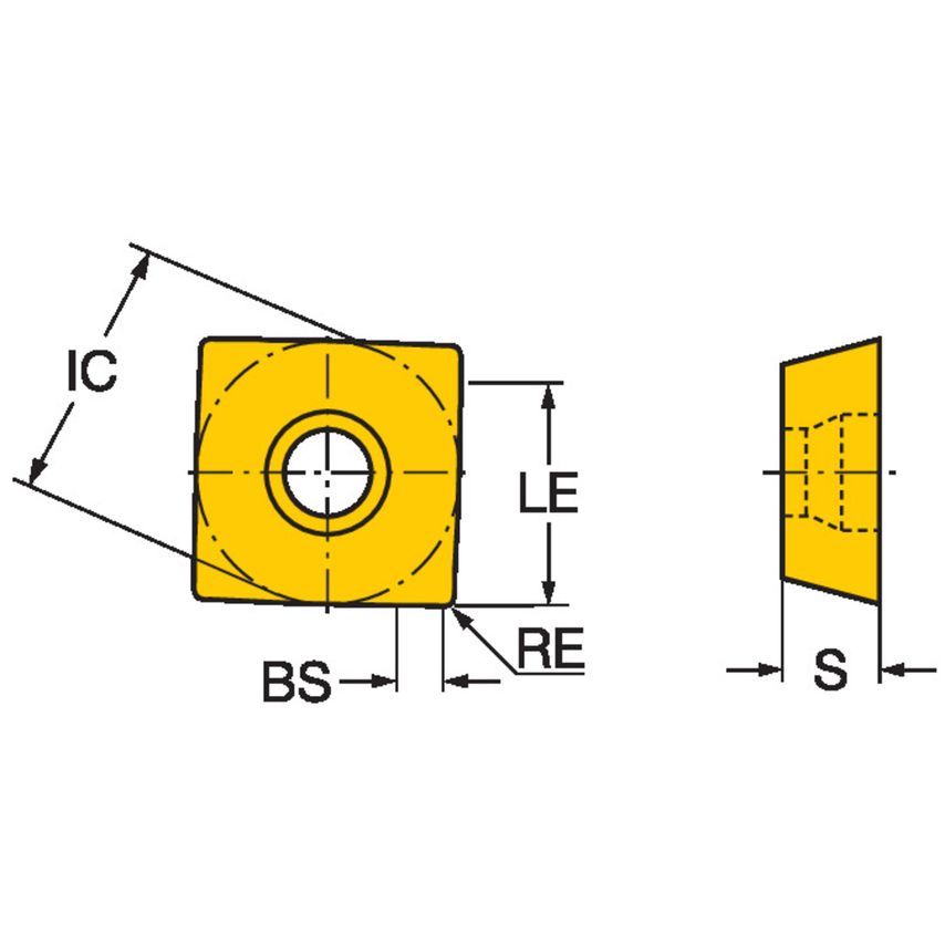 CoroMill 490 Insert for Milling 490R-08T316M-PH4330