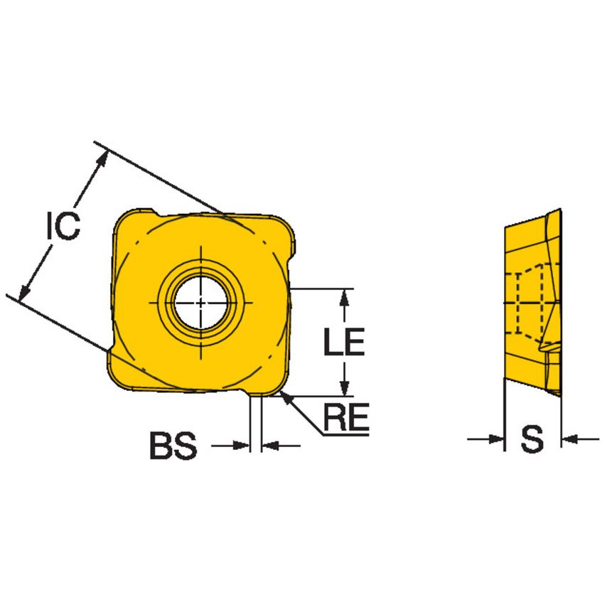 CoroMill 490 Insert for Milling 490R-140408E6190
