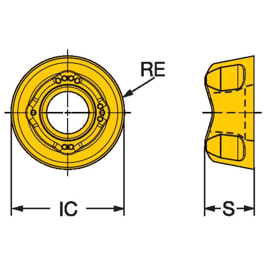 CoroMill 600 Insert for Milling 600-1045M-ML1010