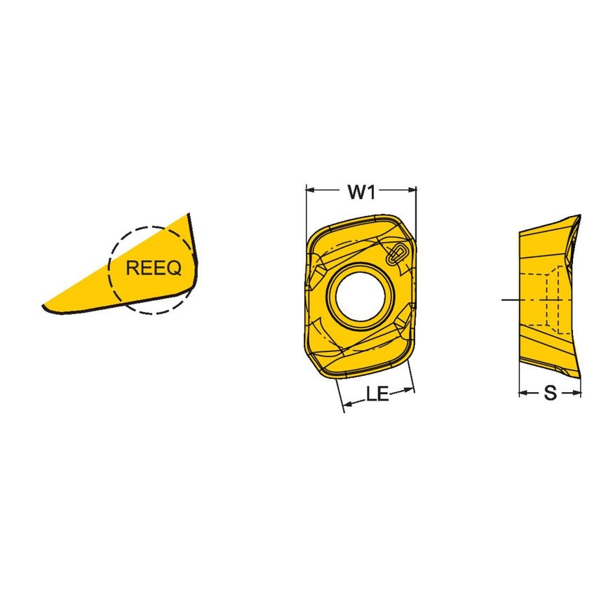 CoroMill MH20 Insert for Milling MH20-060320M-M201010