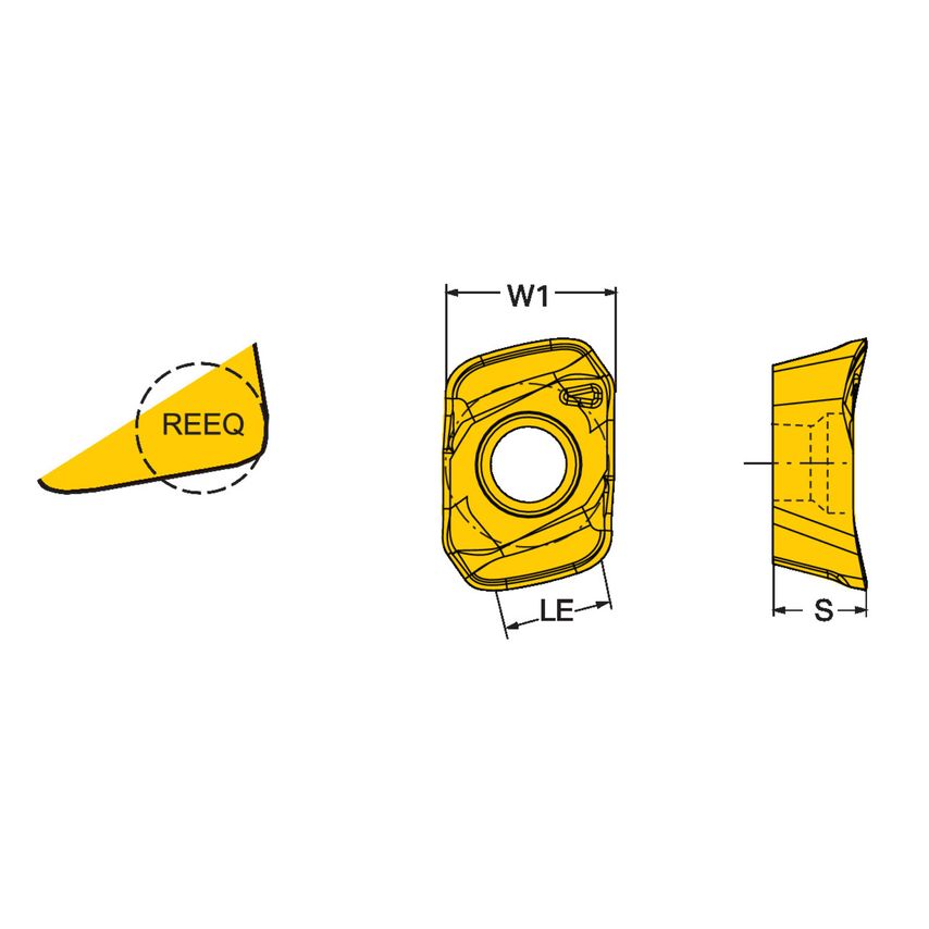 CoroMill MH20 Insert for Milling MH20-080425M-M504340