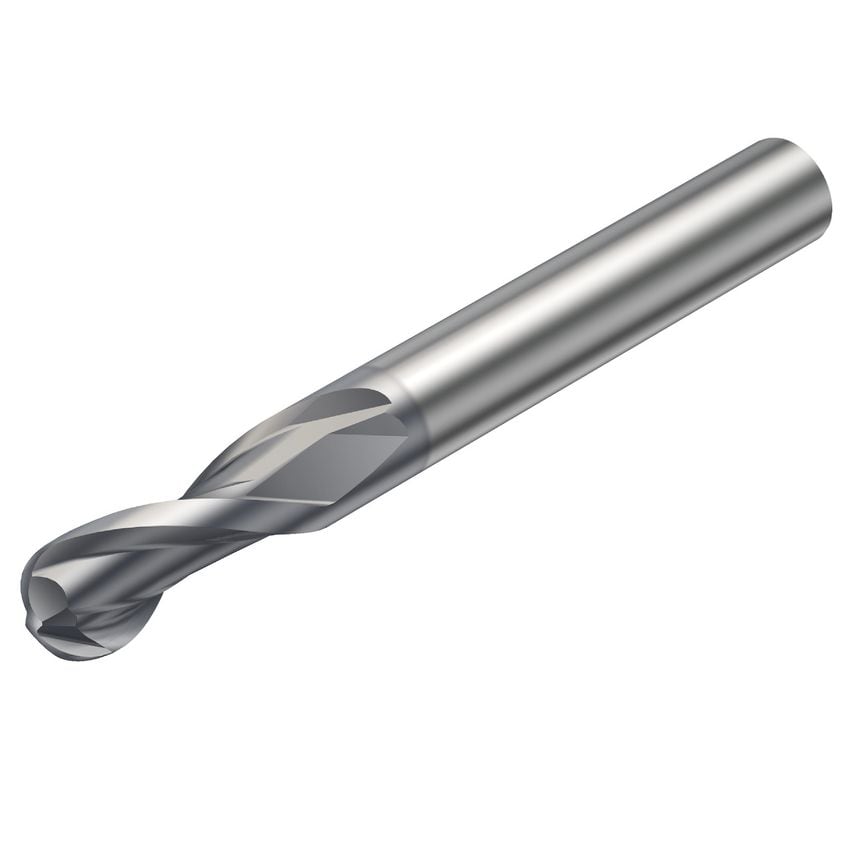 CoroMill Plura Solid Carbide Ball Nose End Mill for Profiling 1B231-0318-XA1620