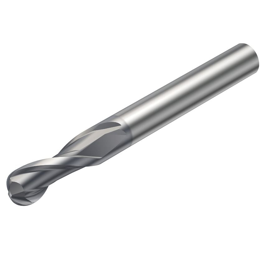 CoroMill Plura Solid Carbide Ball Nose End Mill for Profiling RA216.42-0830-AK04G1610