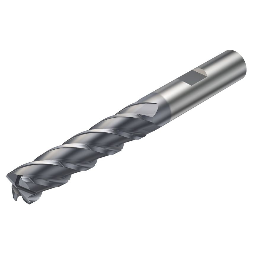 CoroMill Plura Solid Carbide End Mill for High Feed Side Milling 2P370-0953-PB1740