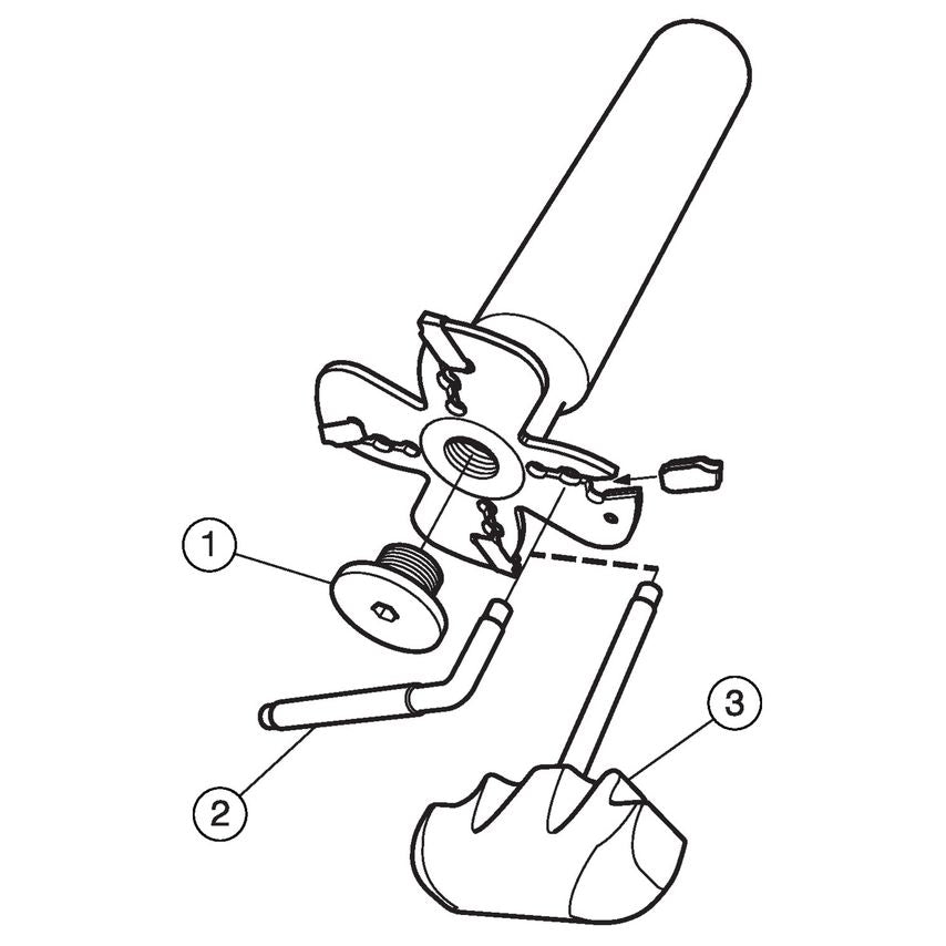 CoroMill QD Indexble Grooving and Parting Off Cutter AQD-FC063O25-M