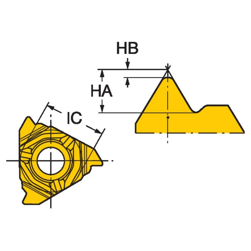 CoroThread 266 Insert for Thread Turning 266RG-16MM01A125M1125