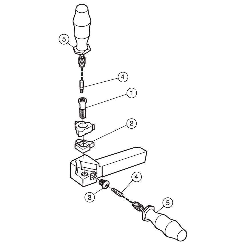 CoroThread 266 QS Shank Tool for Thread Turning QS-266RFA-083
