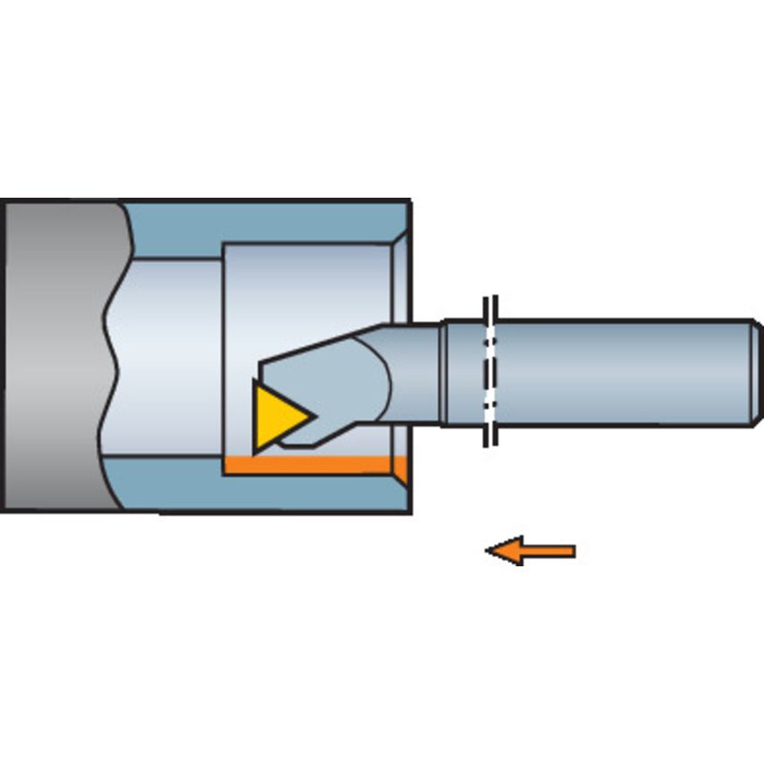 CoroTurn 107 Boring Bar for Turning A04F-STFCL1.2-R