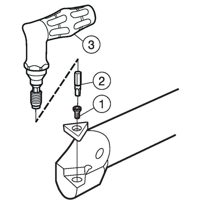 CoroTurn 107 Boring Bar for Turning A10R-SVUCR2-E