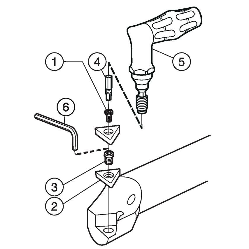 CoroTurn 107 Boring Bar for Turning A12S-STFCL2-B1
