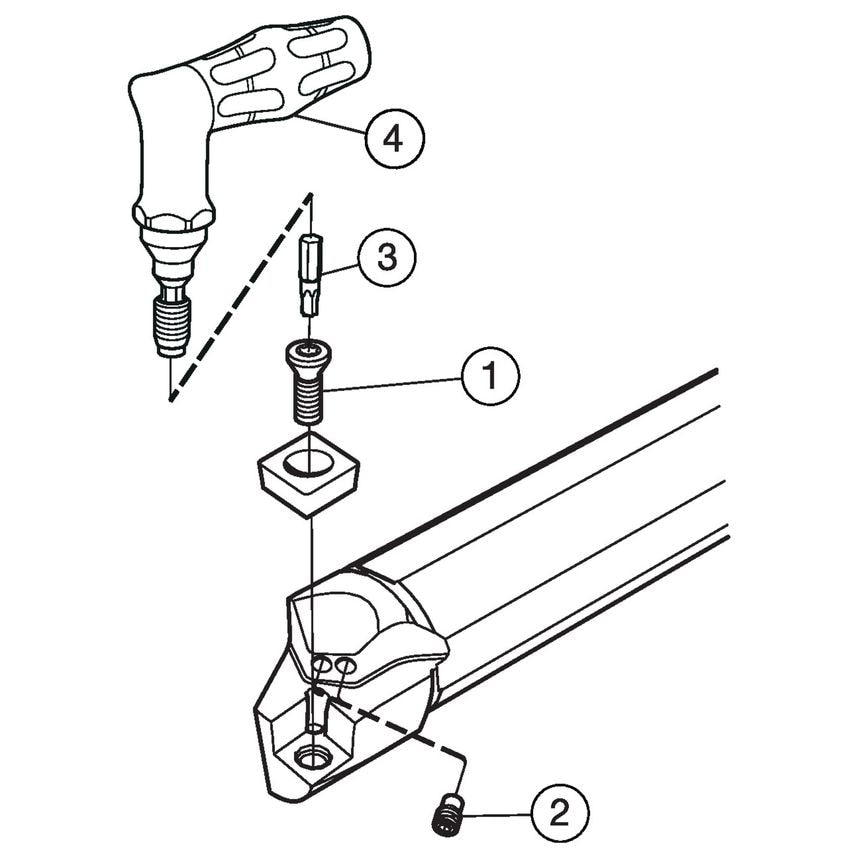 CoroTurn 107 Boring Bar for Turning A12S-STFCR2HP-RB1