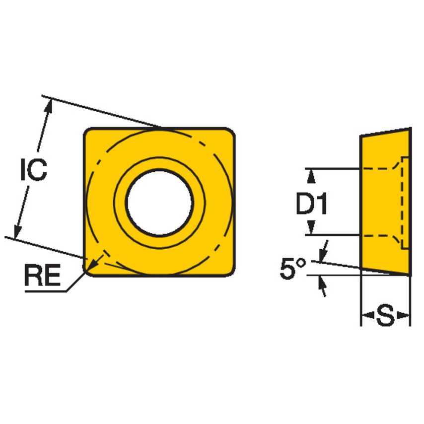 CoroTurn 107 Insert for Turning SBMT381232-XH4425