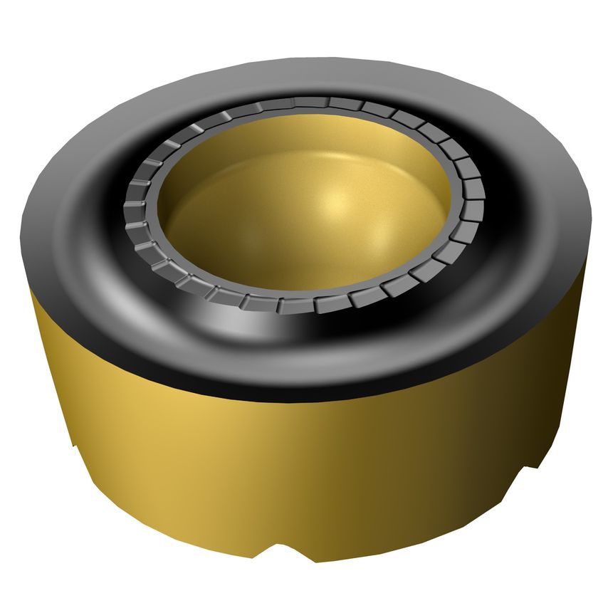CoroTurn 107 Insert with Rail for Turning RCMT1204MP-M34425